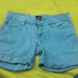 a.n.a Teal Jean Shorts. Womens Size 6.